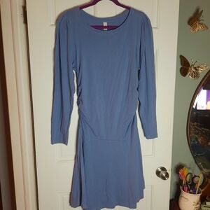 Daily Practice - Anthro Brand - Blue Midi Dress